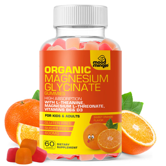 MoodMingle Organic Magnesium Glycinate Gummies