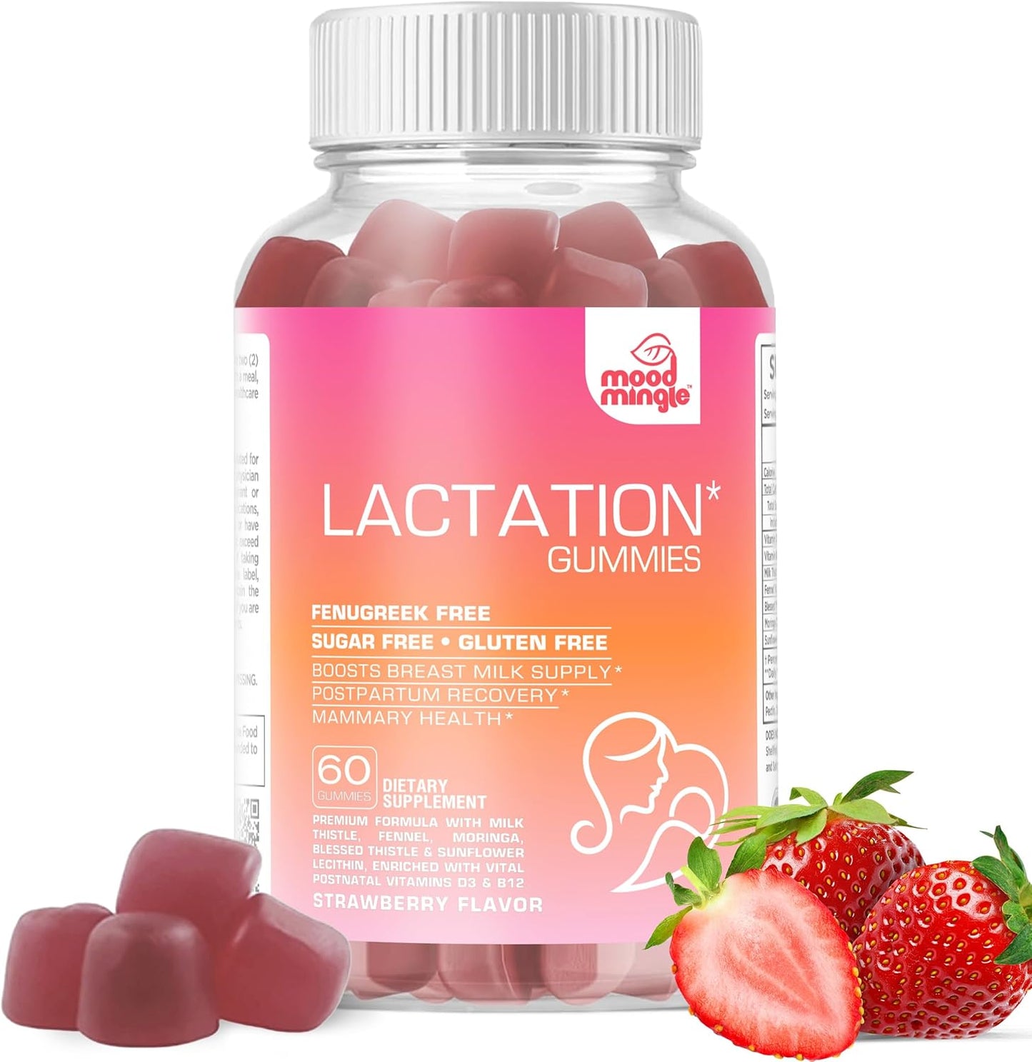 MoodMingle Lactation and Postpartum Support Gummies