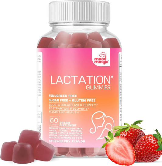 MoodMingle Lactation and Postpartum Support Gummies