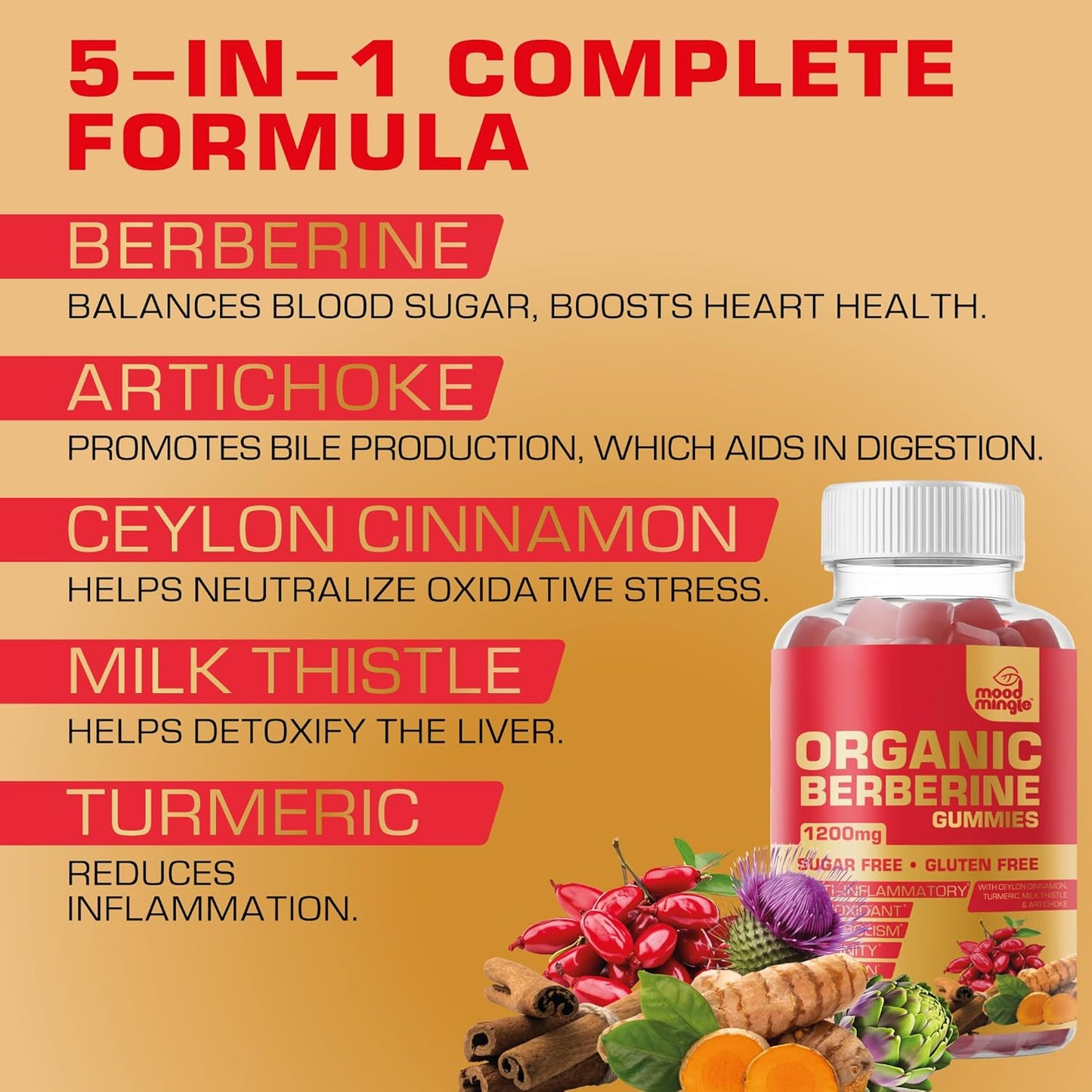 MoodMingle Berberine Gummies