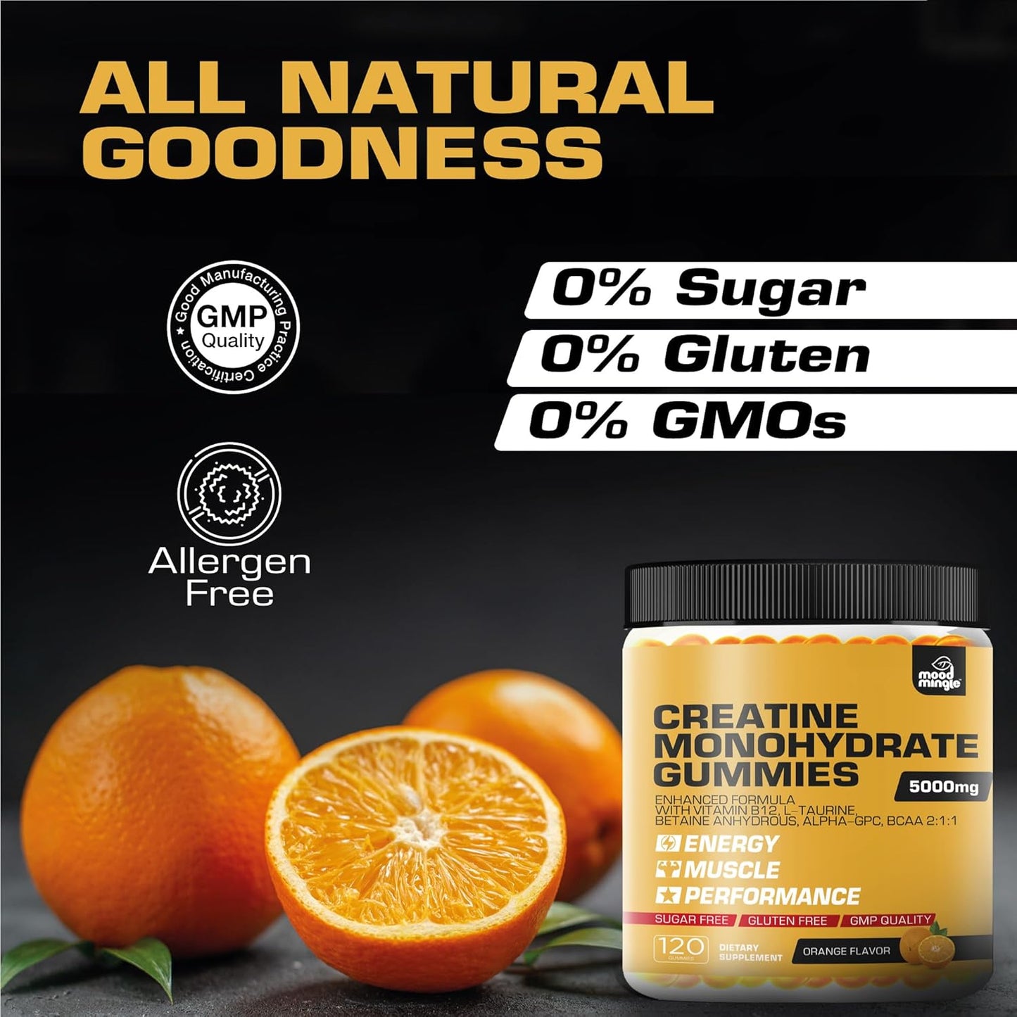 MoodMingle Creatine Monohydrate Gummies