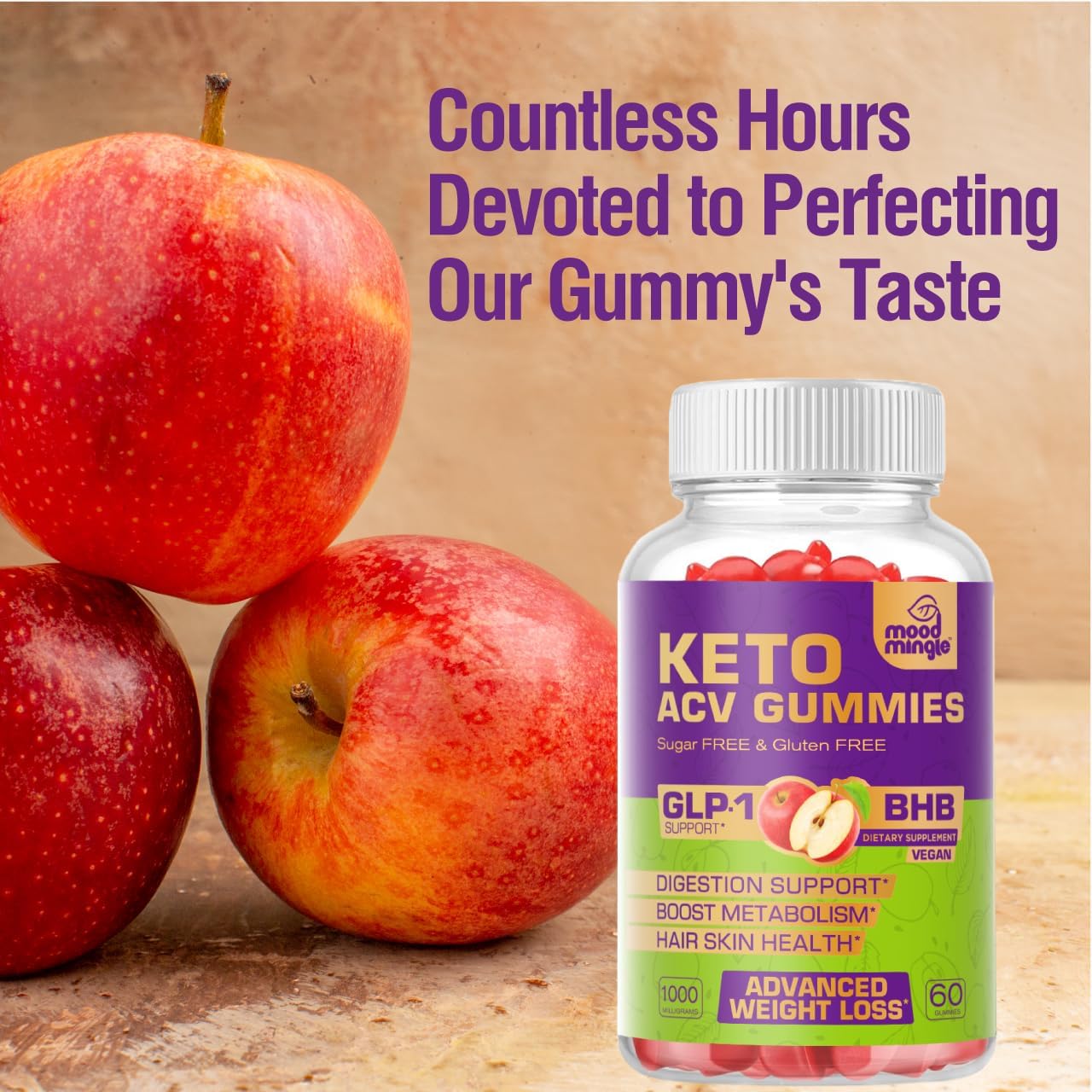 MoodMingle Keto ACV Gummies Dietary Supplement