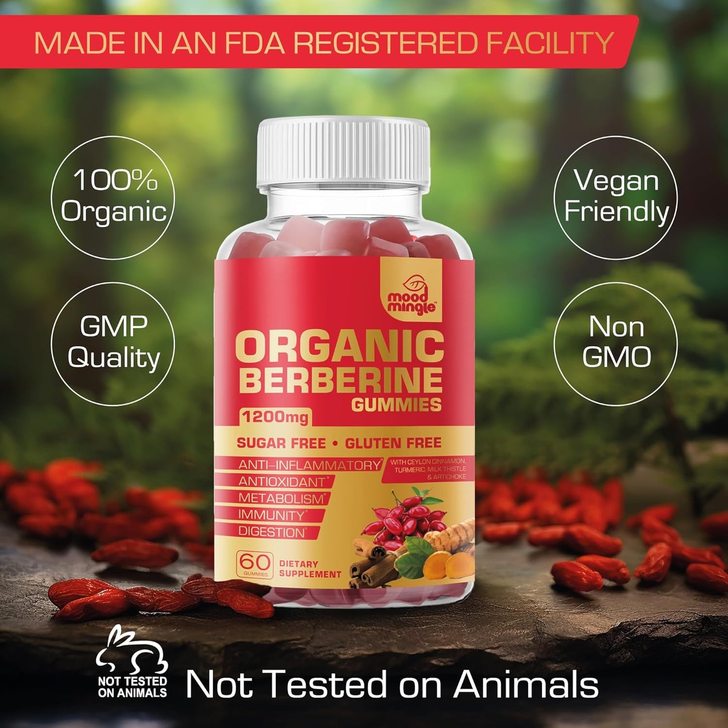 MoodMingle Berberine Gummies