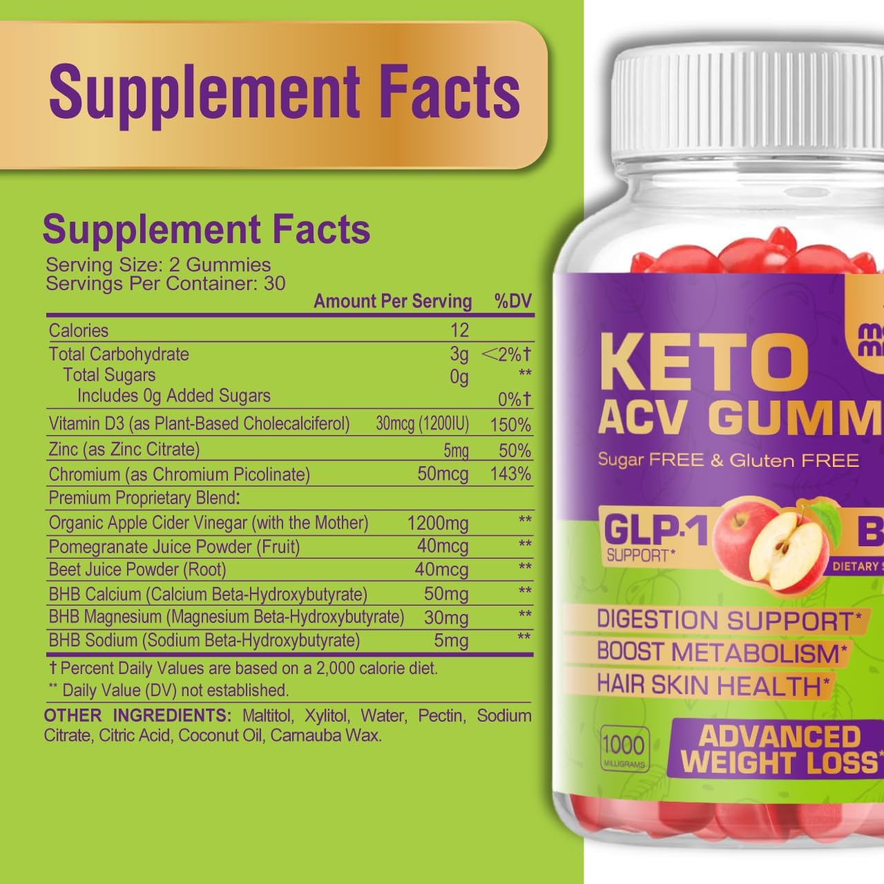 MoodMingle Keto ACV Gummies Dietary Supplement