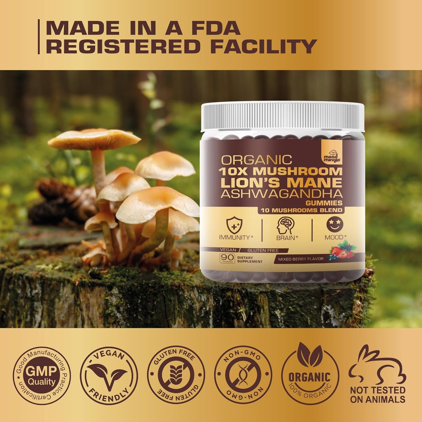 MoodMingle Mushroom Gummies