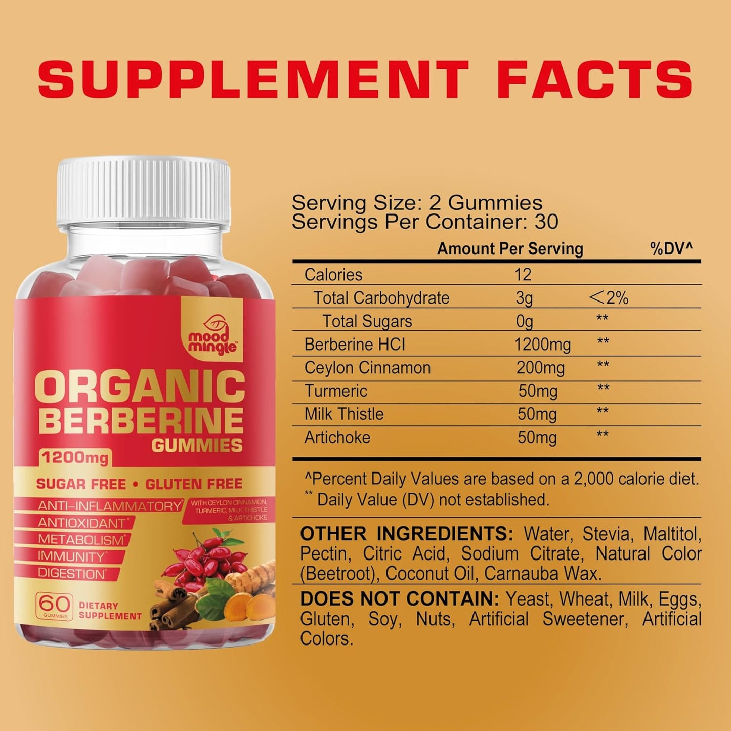 MoodMingle Berberine Gummies