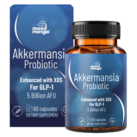 MoodMingle Akkermansia Muciniphila GLP1 Probiotic Supplements